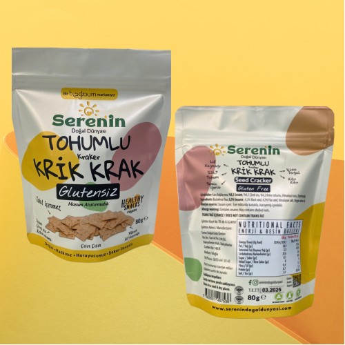 Tohumlu Kraker Krik Krak - 1kg