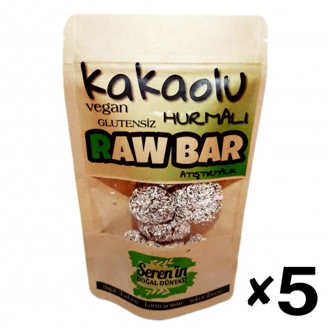Kakaolu & Fındıklı Rawbar 5 adet