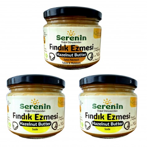 3 Adet Fındık Ezmesi
