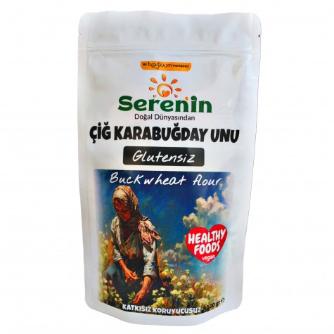 ÇİĞ KARABUĞDAY UNU GLUTENSİZ 500 GR